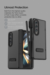 Ốp chống sốc Galaxy Z Fold4 - VRS Terra Guard Modern Pro (Black)